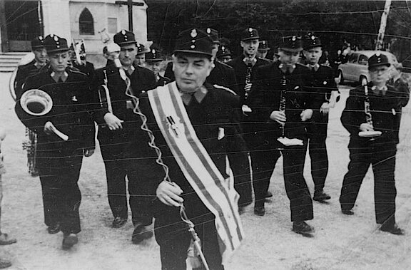 Feuerwehrkapelle Hirtenberg, 1949